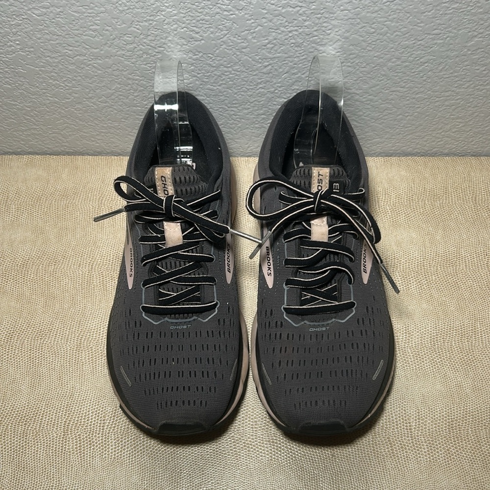 Brooks Ghost 13 Black and Pink Athletic Shoes 9.5 - Picture 11 of 12